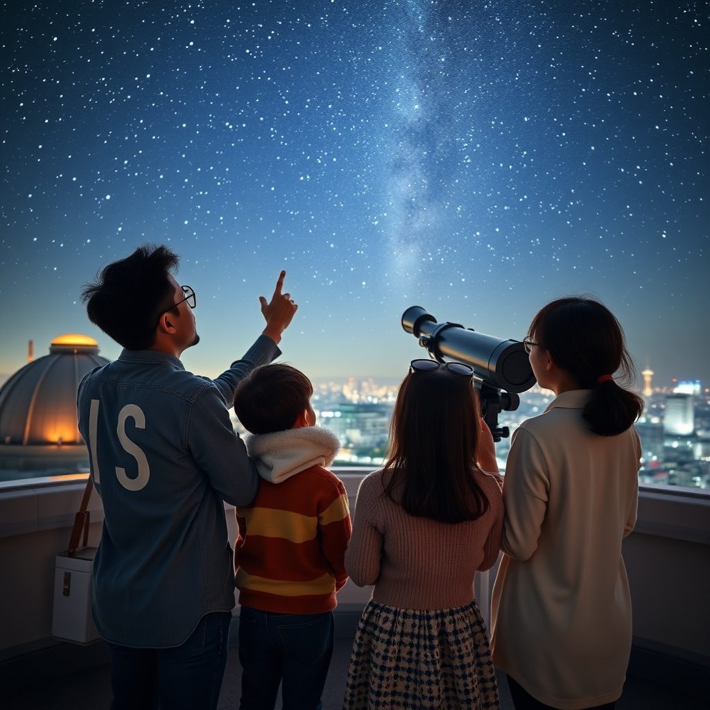 A breathtaking view of the night sky from Star Watch